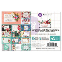Prima Marketing - Painted Floral, Journaling Notecards, 4