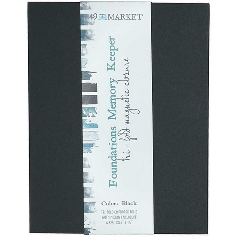 49 and Market - Foundations Memory Keeper, Black Tri-Fold