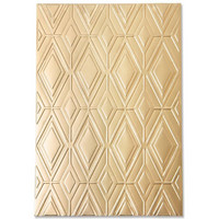 Sizzix - 3D Textured Impressions By Olivia Rose, Kohokuviointitasku, Rhombus Pattern