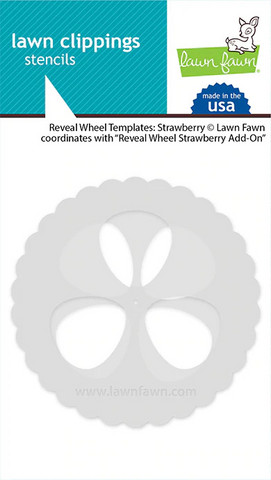 Lawn Fawn - Reveal Wheel Templates, Strawberry, Sapluuna