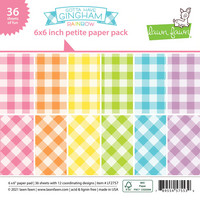 Lawn Fawn - Gotta Have Gingham Rainbow Petite Paper Pack 6