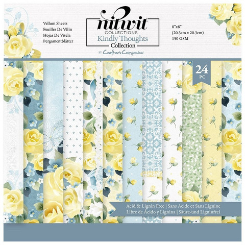 Crafter`s Companion - Kindly Thoughts, Vellum Pad 8