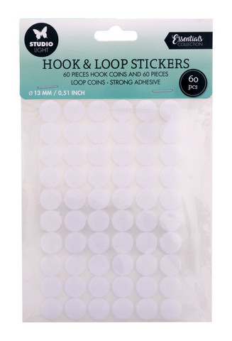 Studio Light - Hook & Loop Stickers, Tarratäplä, 60kpl