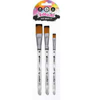 Art by Marlene - Flay Brush Set, Pensselisetti, 3kpl
