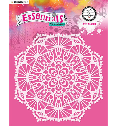 Studio Light - Art by Marlene, Essentials nr.70, Maski, 20x20 cm, Lovely Mandala