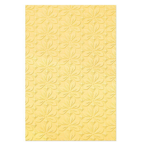 Sizzix - Multi-Level Textured Impressions Embossing Folder By Jennifer Ogborn, Kohokuviointitasku, Flower Power