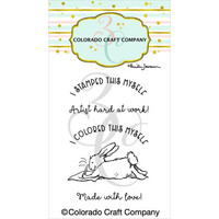 Colorado Craft Company - Back Card Bunny By Anita Jeram, Leimasetti