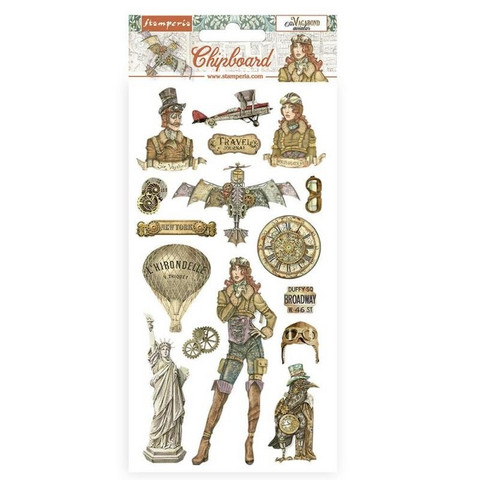 Stamperia - Sir Vagabond Aviator, Chipboard