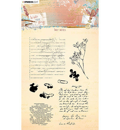 Studio Light - Write Your Story, Inky Notes nr.210, Leimasetti