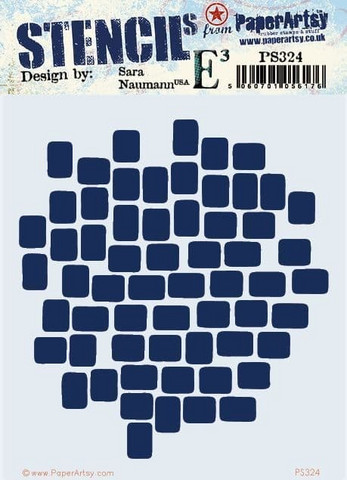 PaperArtsy - Stencil 324, Sapluuna