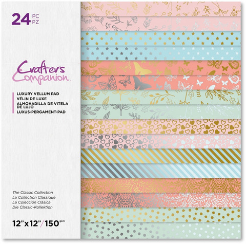 Crafter`s Companion - The Classic Collection, Vellum Pad, 12