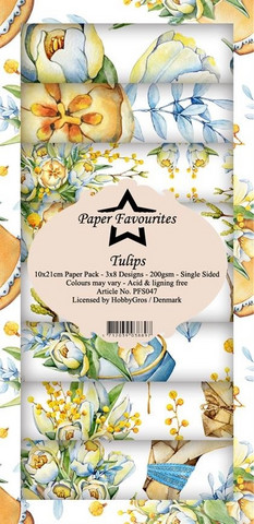 Paper Favourites - Tulips, Slim Paper Pack, Paperikko
