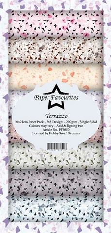 Paper Favourites - Terrazzo, Slim Paper Pack, Paperikko
