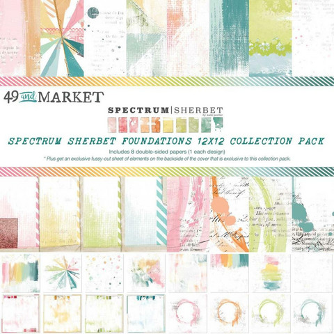 49 And Market - Spectrum Sherbet Foundations, Collection Pack 12