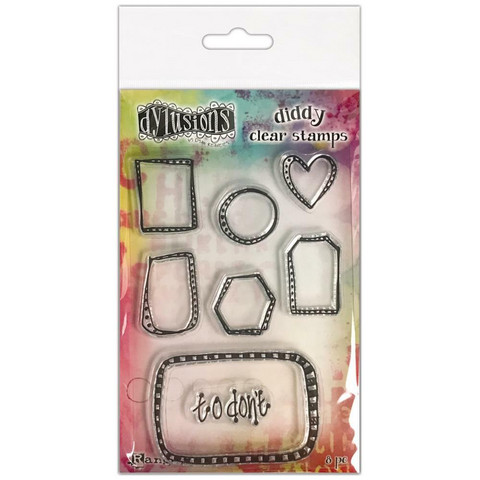 Dyan Reaveley's Dylusions - Diddy Stamp Set, Box It Up