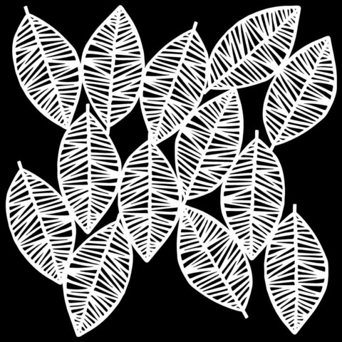 Crafter's Workshop - Striped Leaves, Maski 6