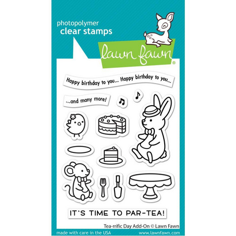 Lawn Fawn - Tea-Rrific Day Add-On, Leimasetti