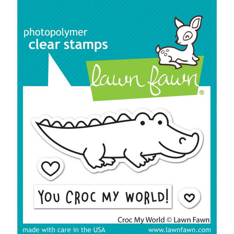 Lawn Fawn - Croc My World, Leimasetti