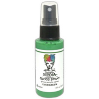 Dina Wakley Media - Gloss Spray, Evergreen, 56ml