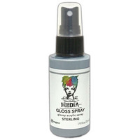 Dina Wakley Media - Metallic Gloss Spray, Sterling, 56ml