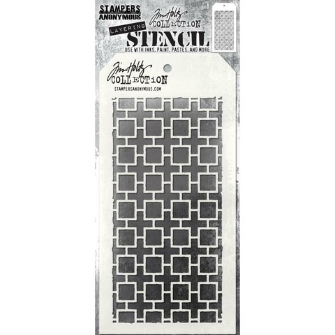Tim Holtz - Layered Stencil, Linked Square