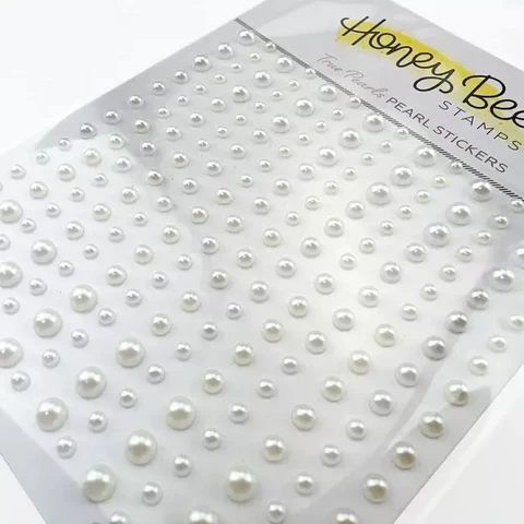 Honey Bee Stamps - True Pearls, Pearl Stickers, 210kpl