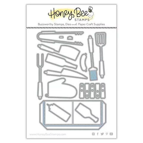 Honey Bee Stamps - BBQ Add-On, Stanssisetti
