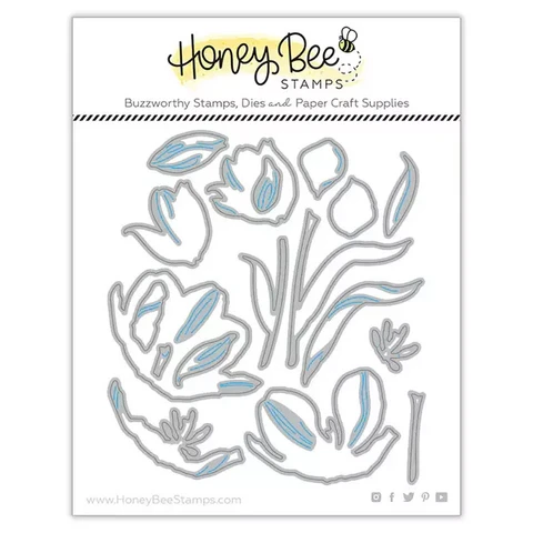 Honey Bee Stamps - Tulips, Stanssisetti