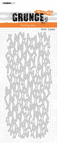 Studio Light - Grunge Collection Grid Lines, Stanssi