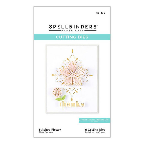 Spellbinders - Stitched Flower, Stanssisetti