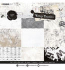 Studio Light - Vintage Treasures, Paper Pad, 15x15cm, 36 arkkia