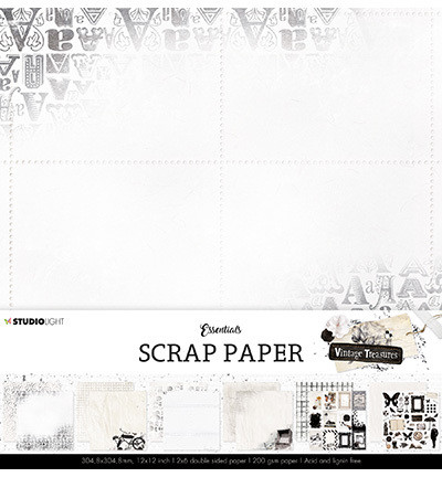 Studio Light - Vintage Treasures, Background Paper, 12