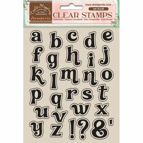 Stamperia - Create Happiness Alphabet, Leimasetti