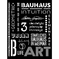 Stamperia - Bauhaus Writings, 20x25cm, Sapluuna