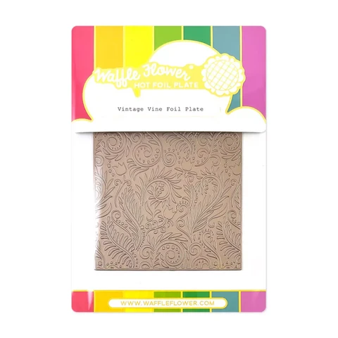 Waffle Flower - Vintage Vine Foil Plate