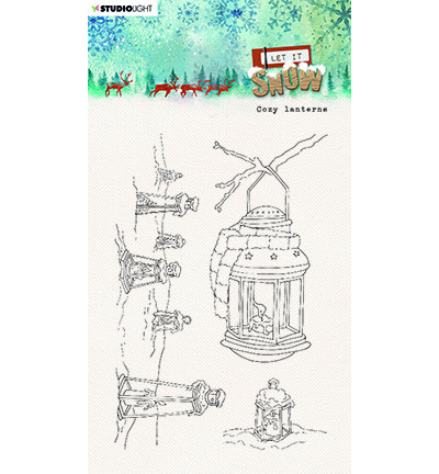 Studio Light - Cozy Lanterns Let it Snow, Leimasetti