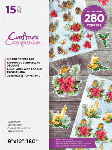 Crafter's Companion - Winter Joy, Die-Cut Topper Pad  9