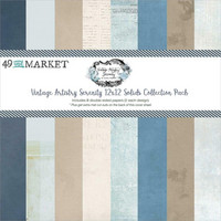 49 And Market - Vintage Artistry Serenity Solids, Collection Pack 12