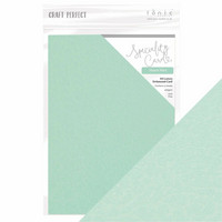 Tonic - Luxury Embossed Cardstock, Miami Mint, A4, 5 arkkia
