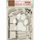Stamperia - Create Happiness Leaves and Movie Film, Leimasetti