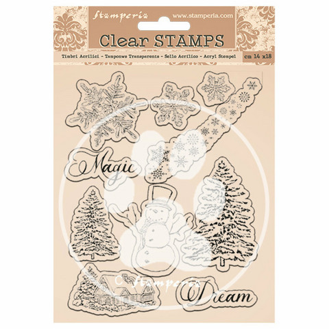Stamperia - Romantic Home for the Holidays, Leimasetti