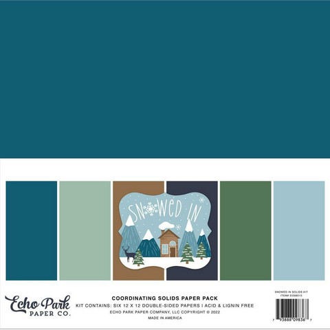 Echo Park - Snowed In Solids Kit, 12