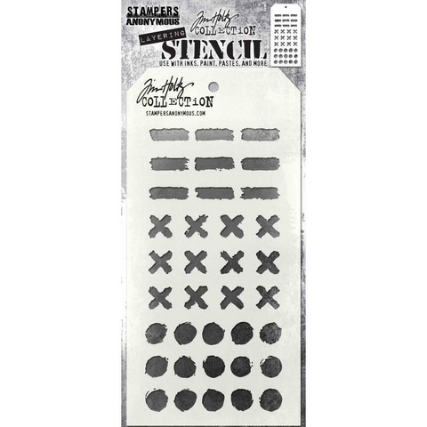Tim Holtz - Markings, Sapluuna