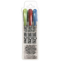 Tim Holtz - Distress Crayon Pearl, Holiday Set #3