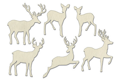 Fabrika Decoru - Deers, Kartonkileikesetti