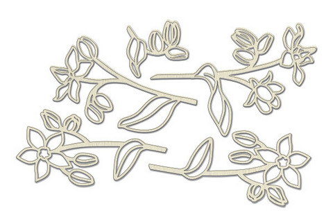 Fabrika Decoru - Summer Botanical Diary, Kartonkileikesetti
