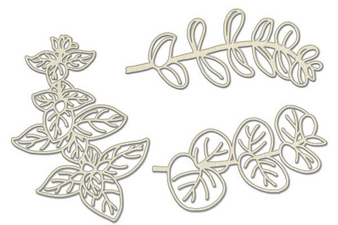 Fabrika Decoru - Summer Botanical Diary, Kartonkileikesetti