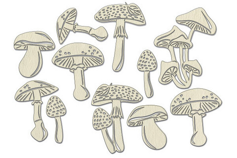 Fabrika Decoru - Autumn Botanical Diary, Kartonkileikesetti