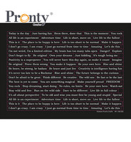 Pronty - Under Construction, Tarra-arkki