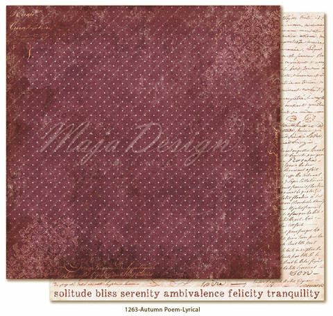 Maja Design - Autumn Poem, Lyrical